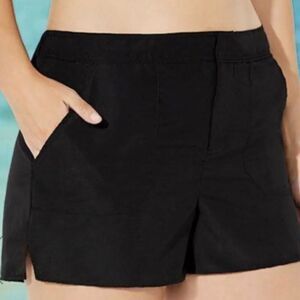 Swim Suits For All Black Cargo Aquabelle Shorts size 20 Chlorine Resistant